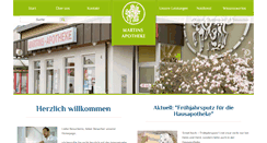 Desktop Screenshot of martins-apotheke-altenstadt.de